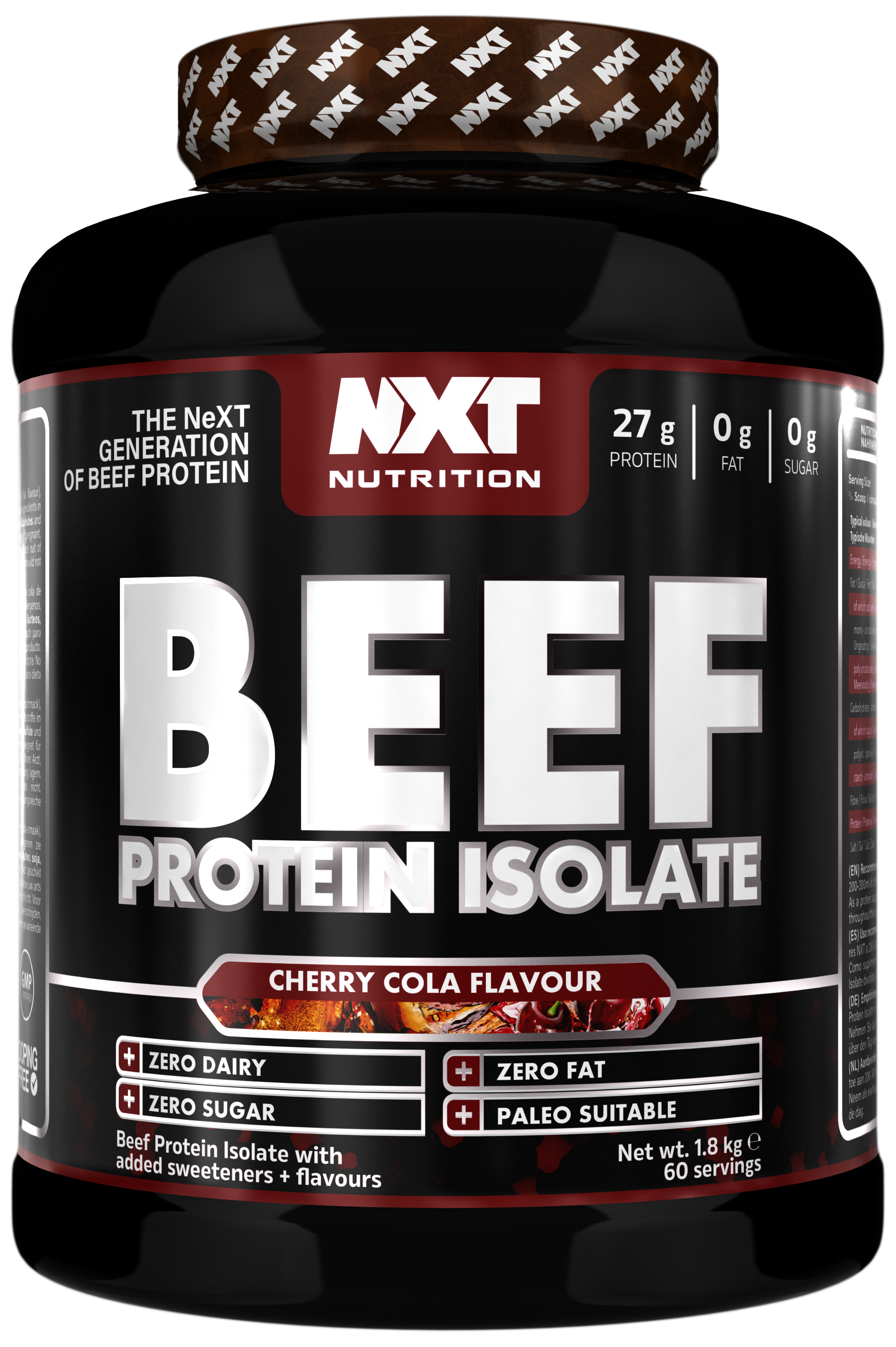 NXT Nutrition Beef Protein Isolate 1.8kg
